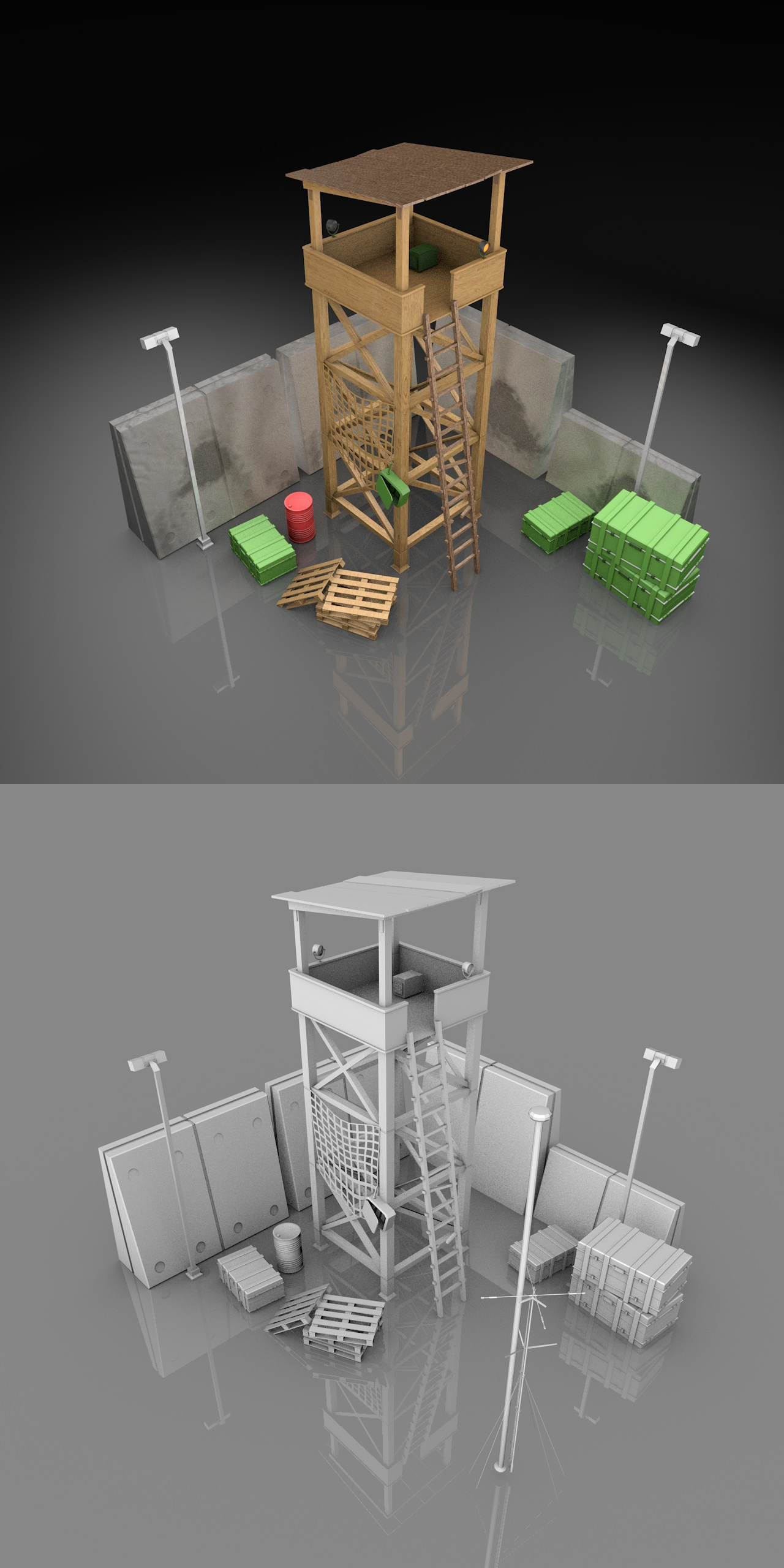 Game Asset - Watch Tower